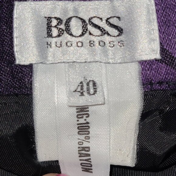 BOSS HUGO BOSS Vintage West Germany Faux Wrap Skirt, Size 10 - Picture 4 of 6